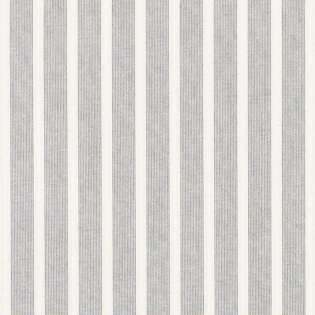 Schumacher Jean Stripe Grey Fabric
