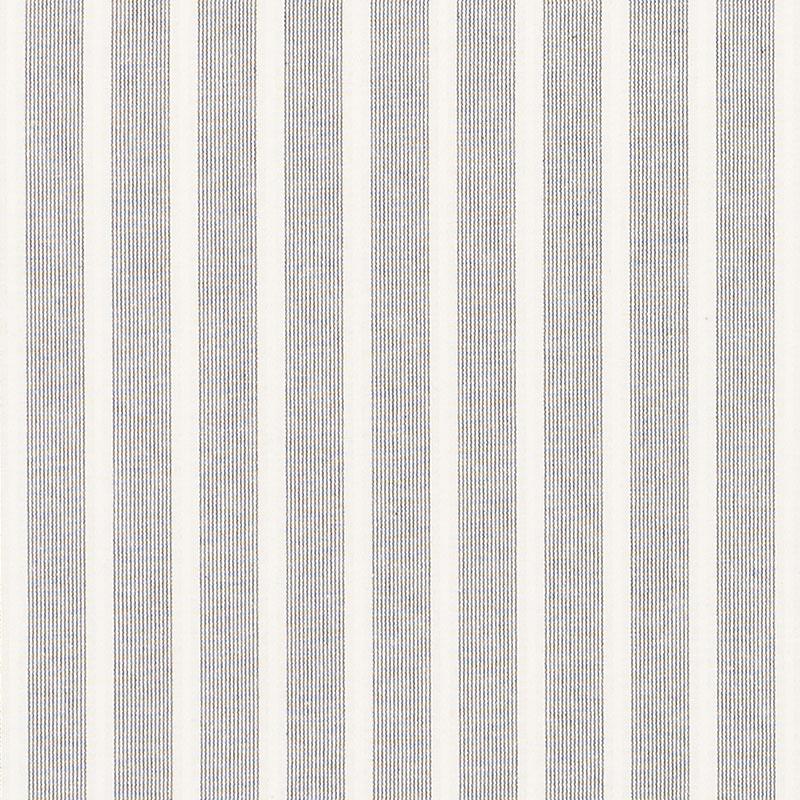 Schumacher Jean Stripe Grey Fabric