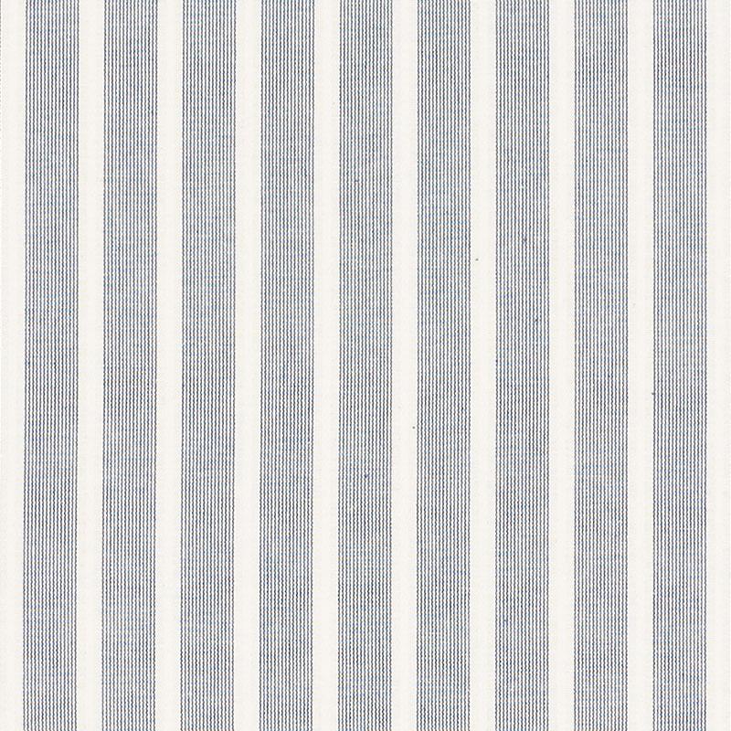 Schumacher Jean Stripe Navy Fabric