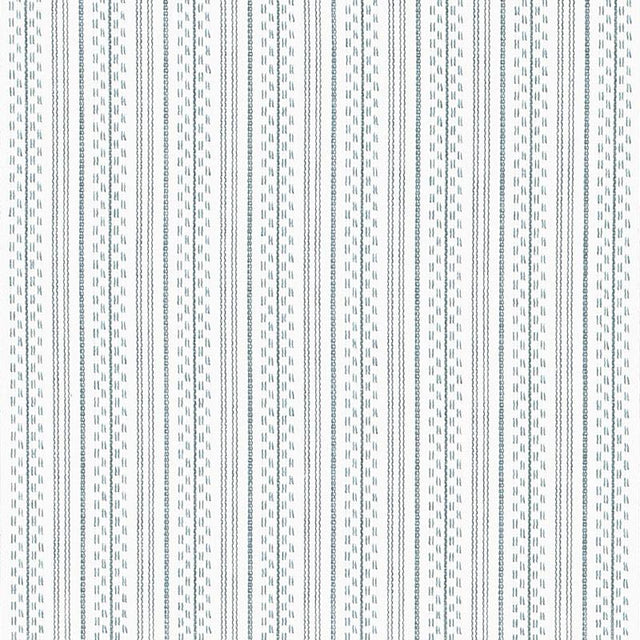 Schumacher Jack Stripe Sky Fabric