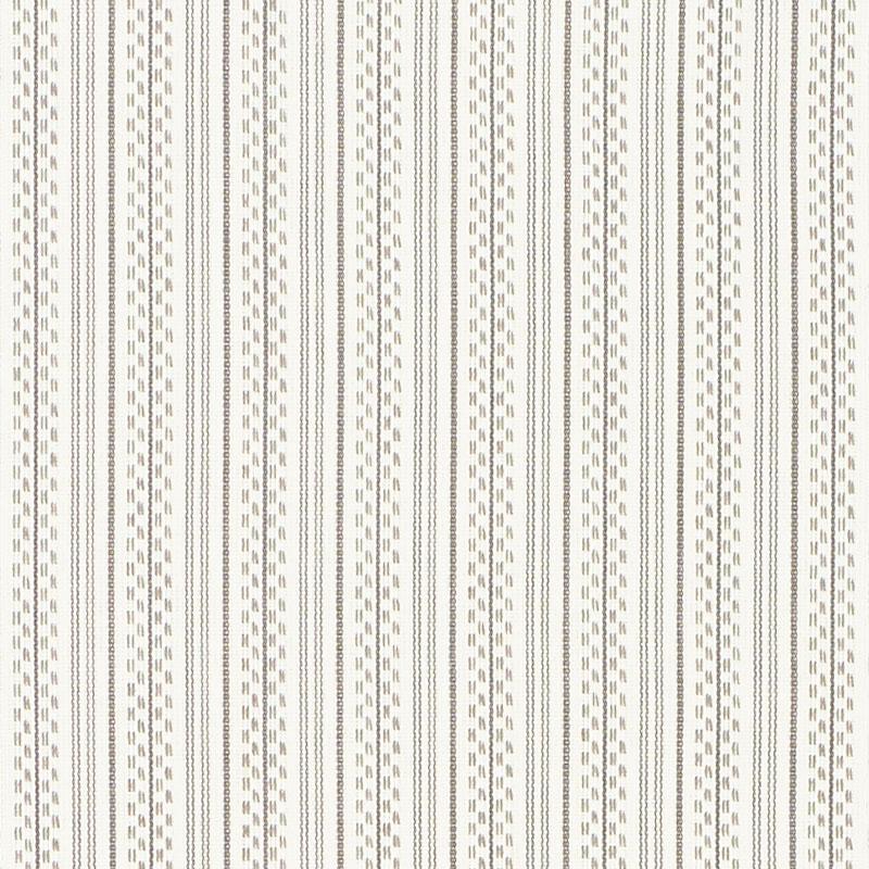 Schumacher Jack Stripe Stone Fabric