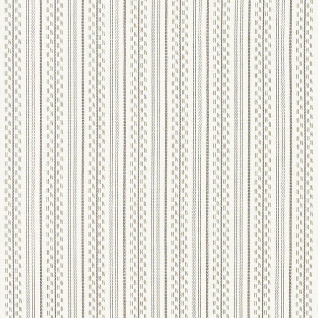 Schumacher Jack Stripe Stone Fabric