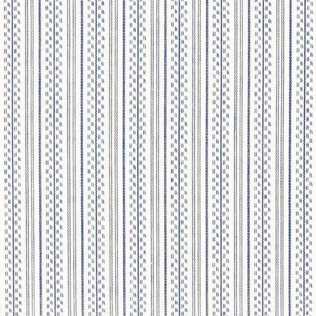 Schumacher Jack Stripe Navy Fabric