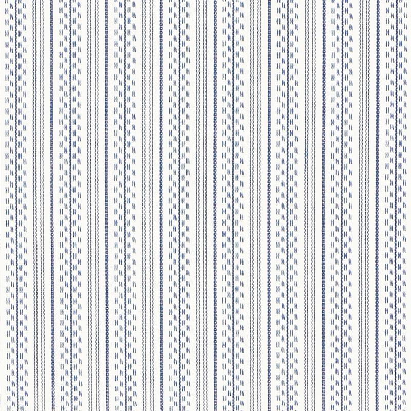 Schumacher Jack Stripe Navy Fabric
