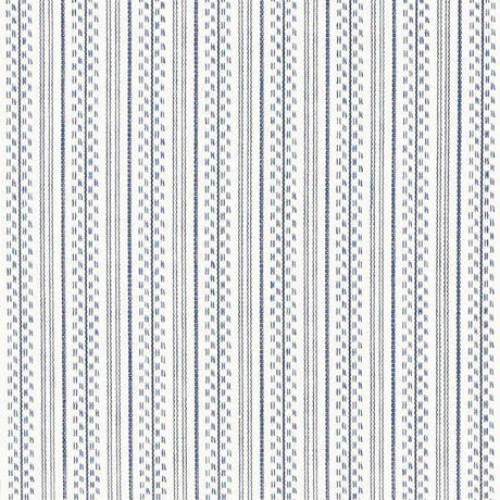 Schumacher Jack Stripe Navy Fabric