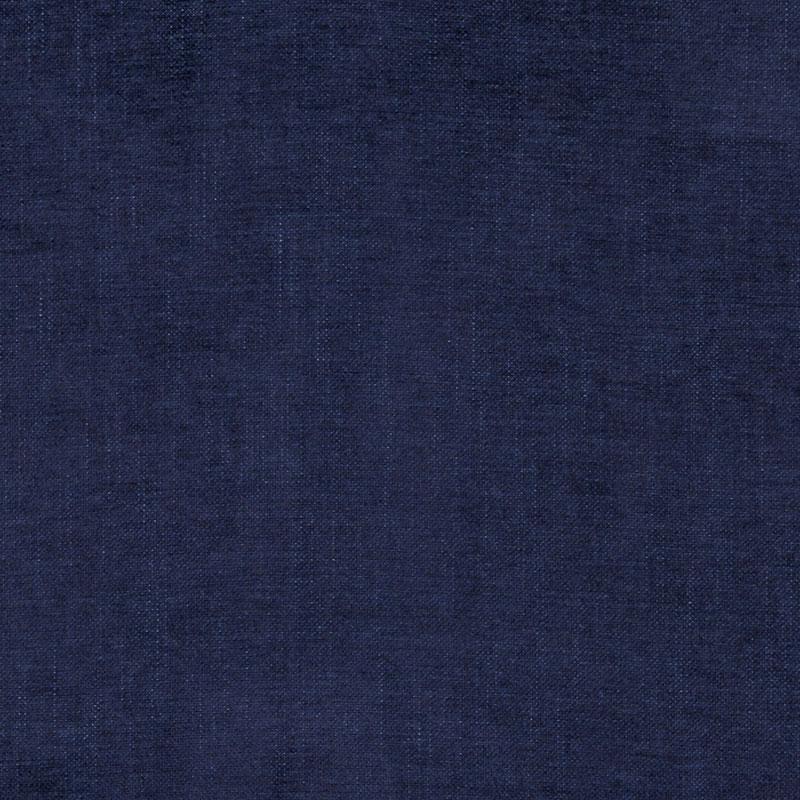 Schumacher Franco Linen-Blend Chenille Indigo Fabric