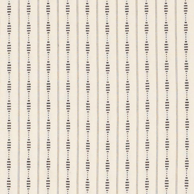 Schumacher Rania Stripe Black Fabric
