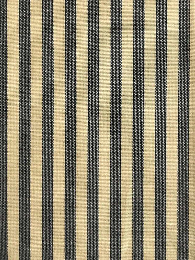 Scalamandre Directoire Iron Grey & Beige Fabric