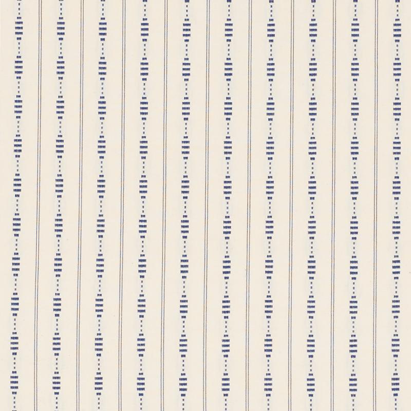 Schumacher Rania Stripe Navy Fabric