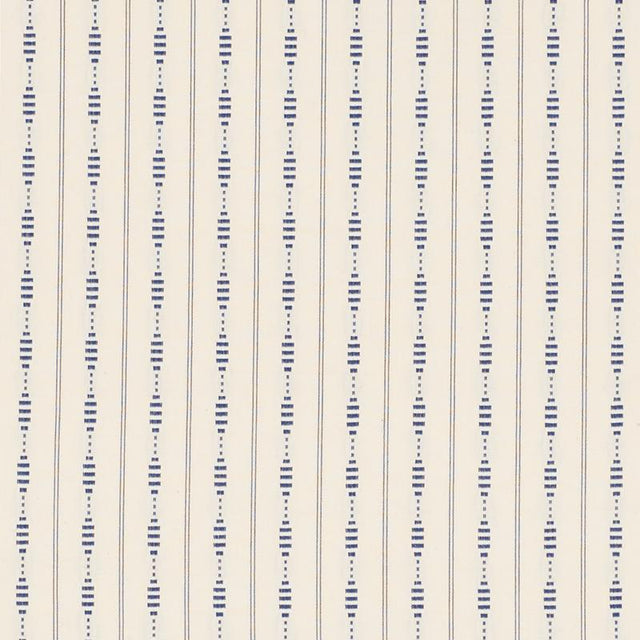 Schumacher Rania Stripe Navy Fabric