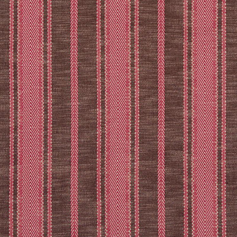 Schumacher Zina Stripe Berry Fabric