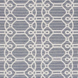 Schumacher Ziz Embroidery Blue Fabric