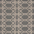 Schumacher Ziz Embroidery Coal Fabric