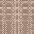 Schumacher Ziz Embroidery Mocha Fabric