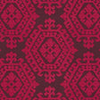 Schumacher Omar Embroidery Berry Fabric