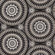 Schumacher Idris Embroidery Black & Ivory Fabric