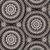 Schumacher Idris Embroidery Black & Ivory Fabric