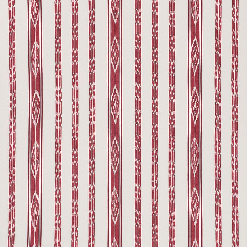 Schumacher Mariam Ikat Red Fabric