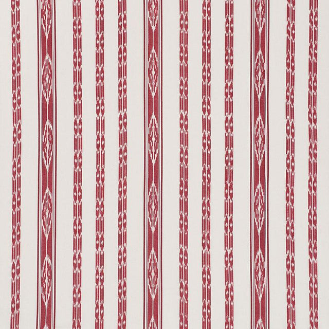 Schumacher Mariam Ikat Red Fabric