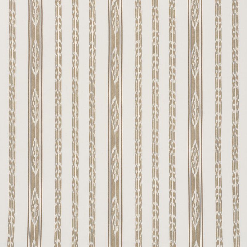 Schumacher Mariam Ikat Sand Fabric