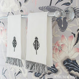 Schumacher Lotus Garden Lilac Wallpaper