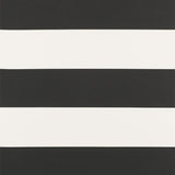 Schumacher Baxter Stripe Carbon Wallpaper