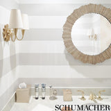 Schumacher Baxter Stripe Carbon Wallpaper