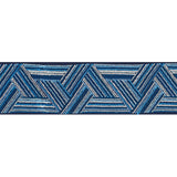 Schumacher Inara Tape Blues Trim