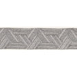Schumacher Black & Charcoal Inara Tape