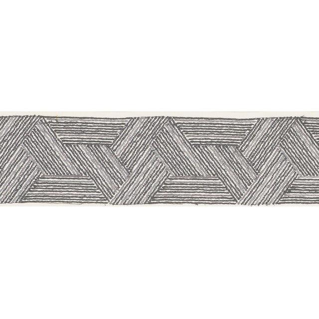 Schumacher Black & Charcoal Inara Tape