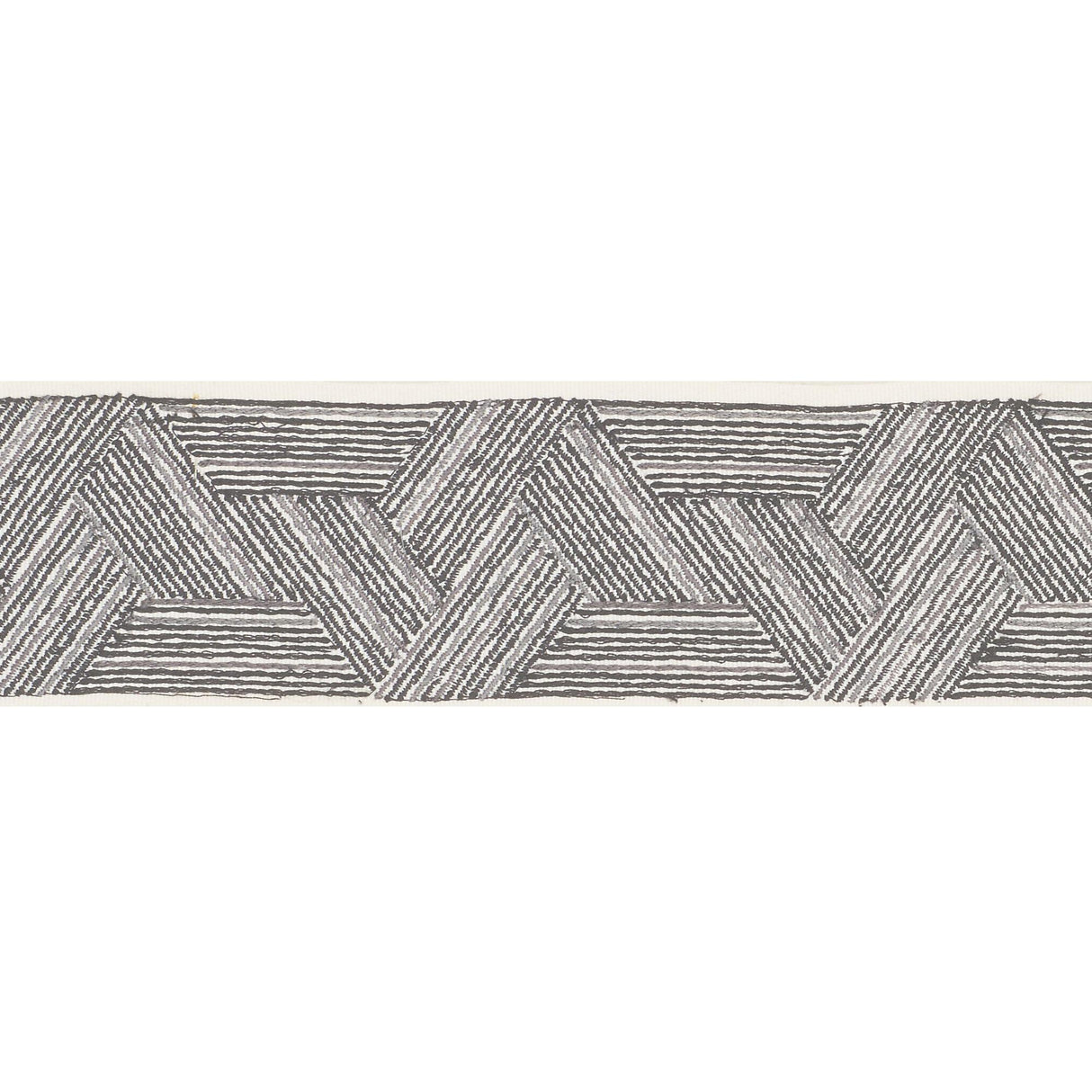 Schumacher Inara Tape Black & Charcoal Trim