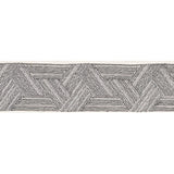 Schumacher Inara Tape Black & Charcoal Trim