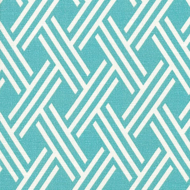 Kasmir Canton Trellis Aqua Fabric