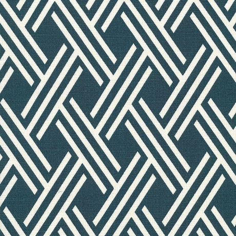 Kasmir Canton Trellis Cerulean Fabric