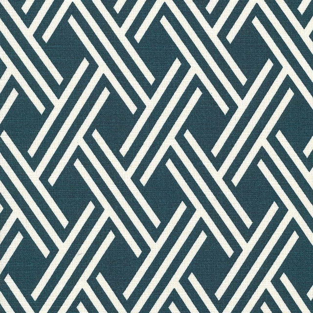 Kasmir Canton Trellis Cerulean Fabric