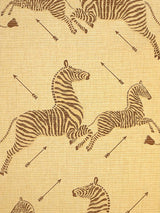 Scalamandre Zebras | Paperweave Natural Wallpaper