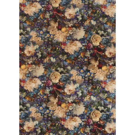 G P & J Baker ROYAL GARDEN VELVET SAPPHIRE Fabric