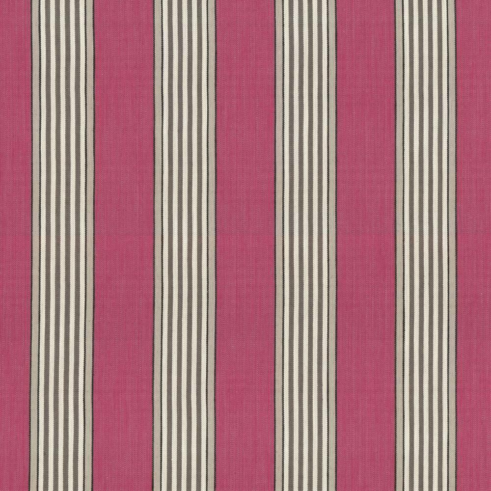 Kasmir Carnegie Stripe Berry Fabric
