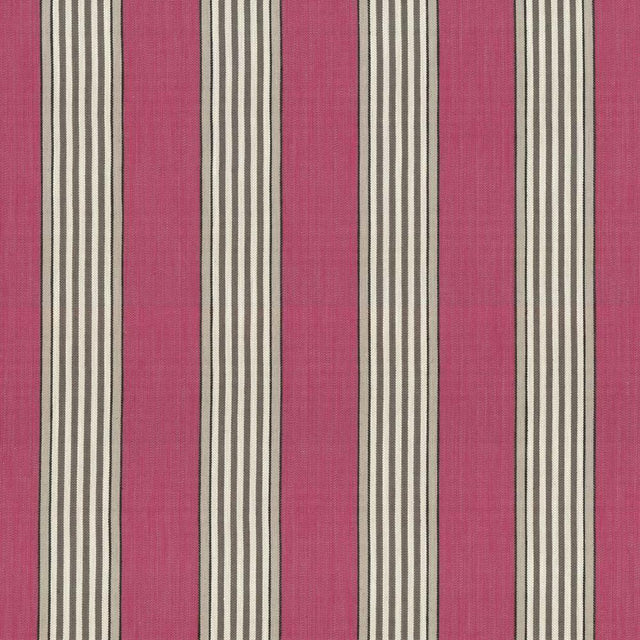 Kasmir Carnegie Stripe Berry Fabric