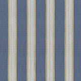 Kasmir Carnegie Stripe Indigo Fabric