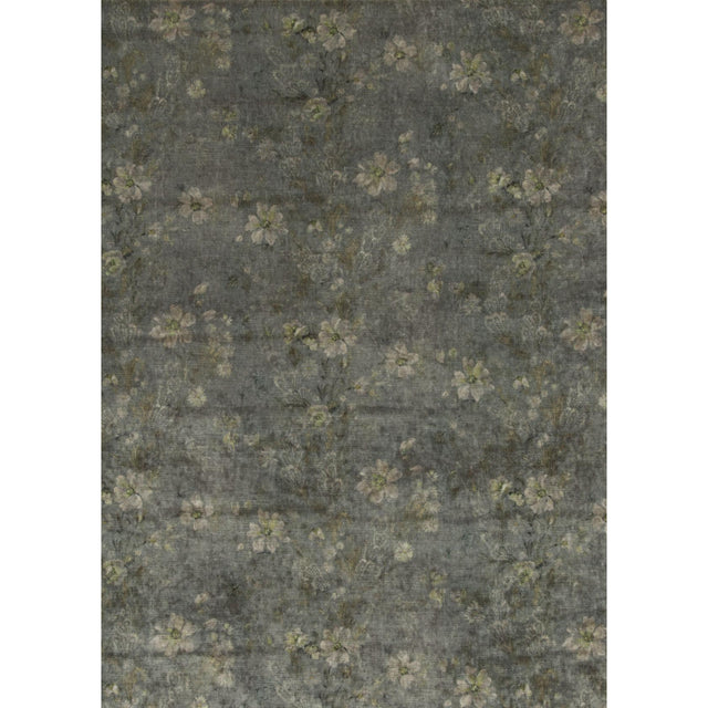 G P & J Baker QUEEN'S GARDEN VELVET VERDIGRIS Fabric