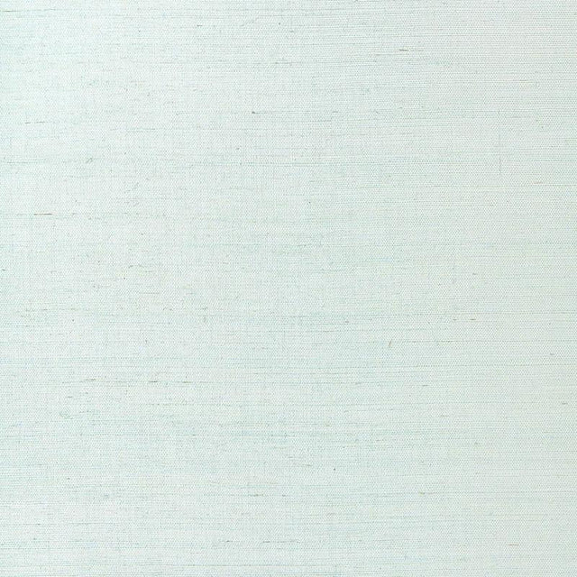 Schumacher Suwon Sisal Silver Surf Wallpaper