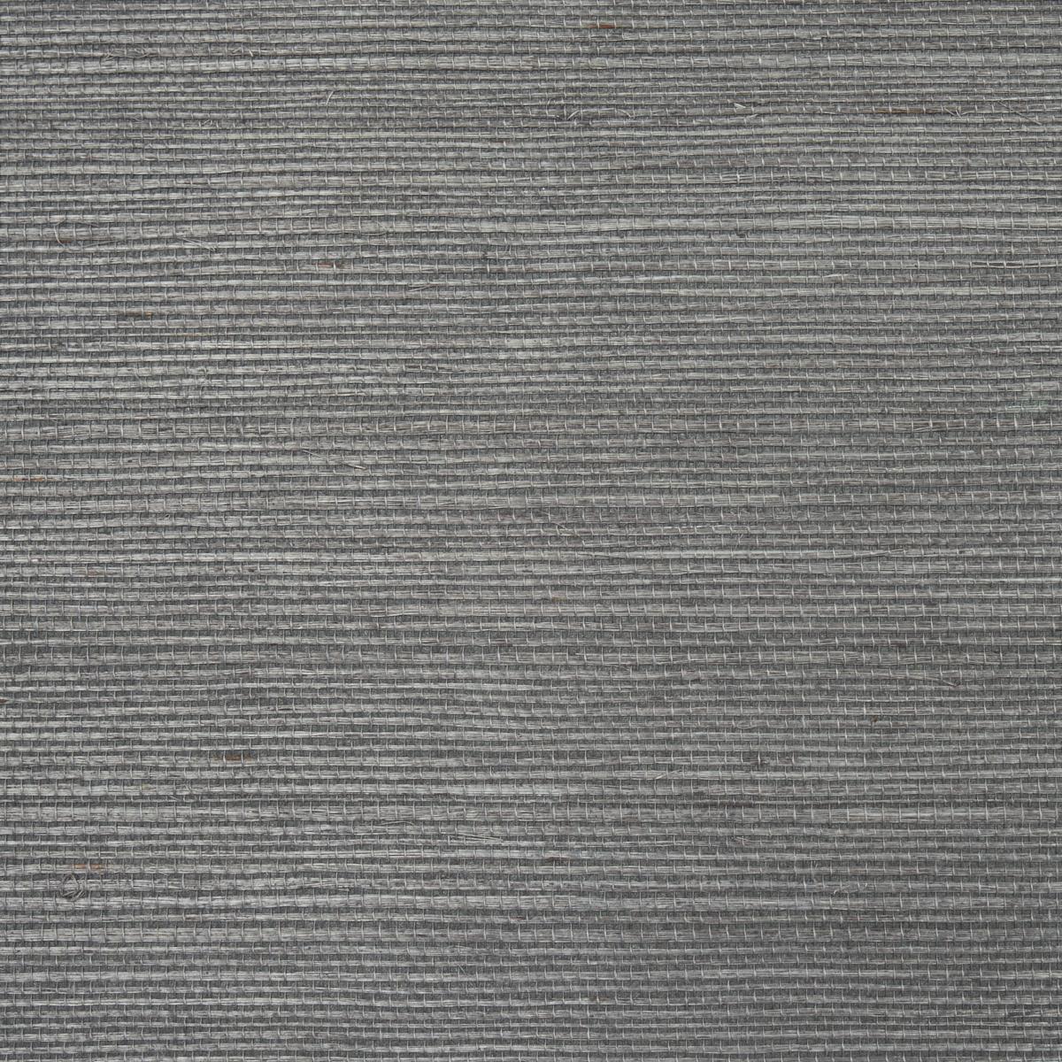 Schumacher Haruki Sisal Charcoal Wallpaper