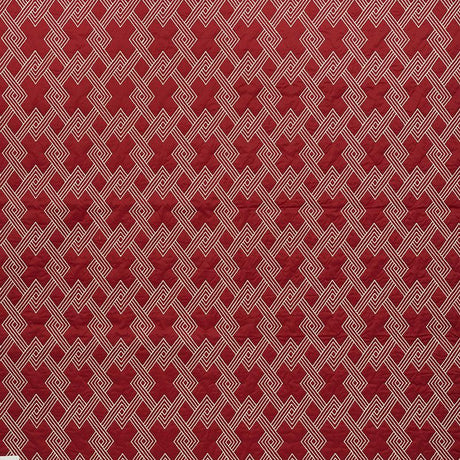 Schumacher Hix Red Fabric