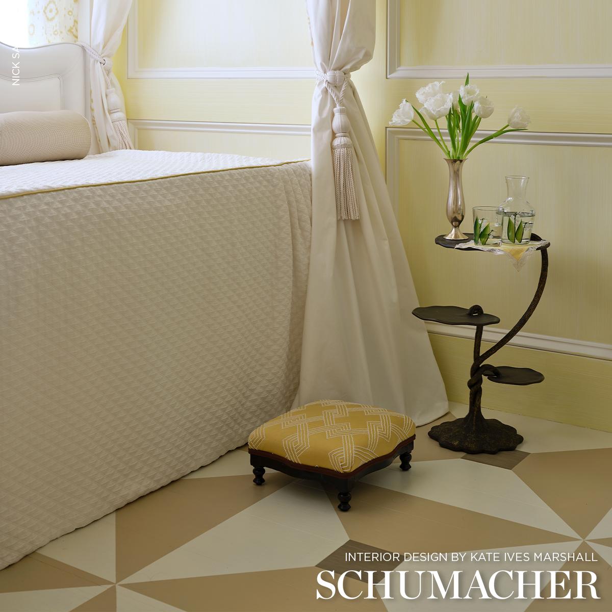 Schumacher Hix Yellow Fabric