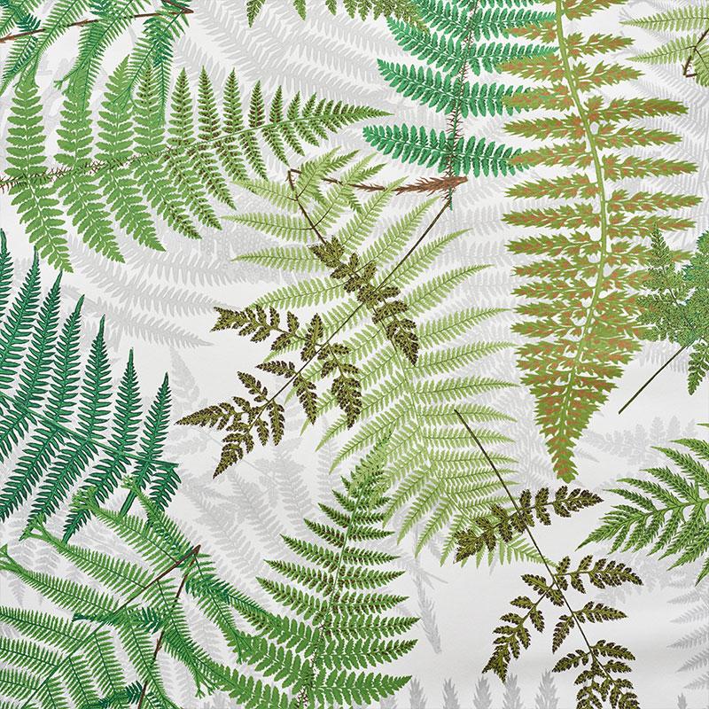 Schumacher Fernarium Ivory & Leaf Wallpaper