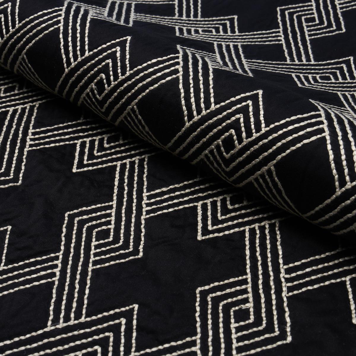 Schumacher Hix Ebony Fabric