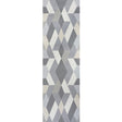 Schumacher Deco Diamonds Panel Dove Wallpaper