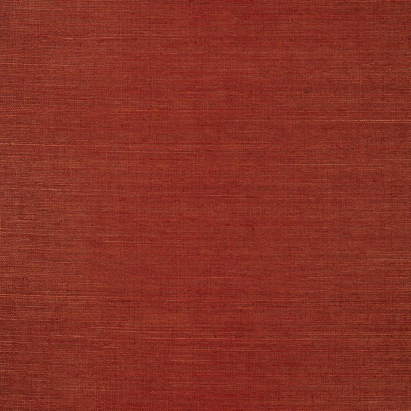 Schumacher Haruki Sisal Garnet Wallpaper