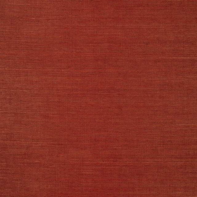 Schumacher Haruki Sisal Garnet Wallpaper